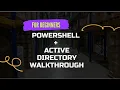 Create AD Users Groups with PowerShell Active Directory Automation for IT Admins
