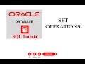 9 DATABASE Oracle SQL Set Operators in Oracle UNION UNION ALL INTERSECT MINUS