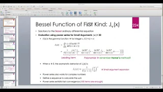 Java for Scientific Computing Power series for Bessel functions -