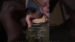 GOOD MORNING! Hope you have a great day / weekend. #fyp #dream #doberman #sailing #vlog