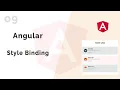 09 Angular Style Binding NgClass NgStyle Bangla Tutorial