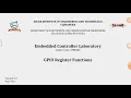 Embedded Controller Lab 17ECL67 ARM lab LPC1768 Veeresh H Basics 1768 18ecl67