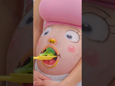 ¡El bebé quiere comida saludable! 🥦👶💚
