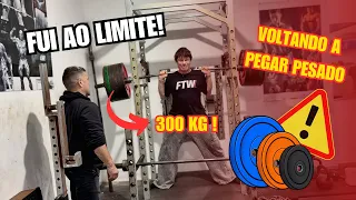 VOLTEI AOS TREINOS DE FORÇA! - 300kg 