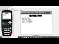 TI-84 Finding Quartiles