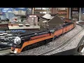 Lionel SP 4449 passenger train at Corner Field Model Railroad Museum