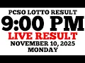 Download Lagu Lotto Result Today 9:00 PM Draw November 10, 2025 Monday PCSO LIVE Result