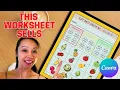 HOW TO MAKE CUT AND PASTE ACTIVITIES IN CANVA FOR TEACHERS