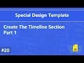 Arabic Special Template - Create Timeline Section Part 1