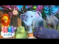 Lagu Vamos brincar na selva! 🦁🐍 Animais para crianças | Música Infantil | HeyKids em Português