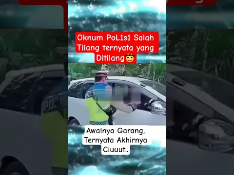 Police salah tilang, ternyata yang ditilang anggota TNI.. #shortvideo #videoviral #treanding