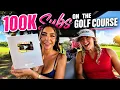 I got my 100k Youtube Plaque on a golf course fitdonk