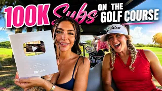 I got my 100k Youtube Plaque on a golf course fitdonk