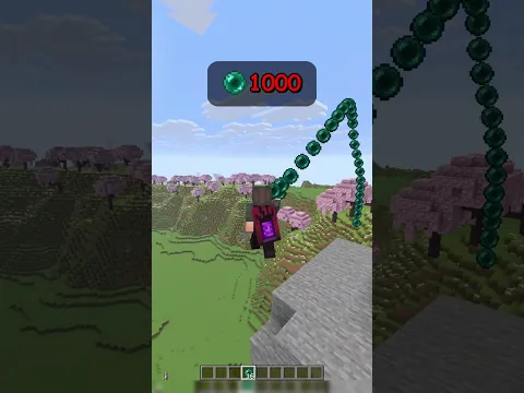 Joguei 1000 ender pearl no minecraft