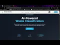 AI Garbage Classifier TensorFlow Next js Full Project Demo