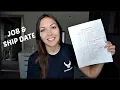 US AIR FORCE MY JOB AND SHIP DATE