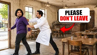 The Chef Stopped Me From Leaving | Restaurant With Zero Customers