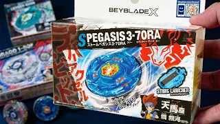 The LEGEND Returns: Storm Pegasis BEYBLADE X Review | X-Over Project Beyblade Metal Fight