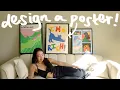 how to design and print a poster using adobe illustrator make your own wall art tutorial