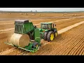 Hay Bales and a New Grain Bin