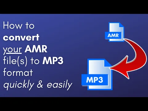 Download MP3 How to convert your AMR file(s) to MP3 format for free (PC \u0026 Mac users)