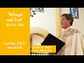 Sermon Betrayal and Trust
