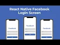 React Native Login Screen UI Responsive Login Screen in React Native Download Free Code
