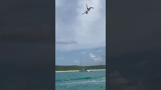 Human catapult  #dangerous #adventure #fun
