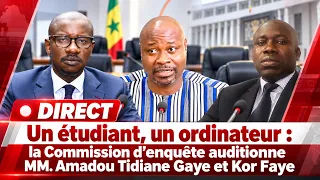 🛑 DIRECT Un étudiant, un ordinateur : la CEP auditionne MR Amadou Tidiane Gaye et  Mr Kor Faye