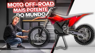 ADEUS CRF! MOTO OFF-ROAD MAIS POTENTE DO MUNDO É A ELÉTRICA STARK VARG