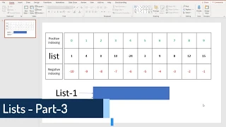PCAP - Programming Essentials in Python Module 3 Lists-part 3
