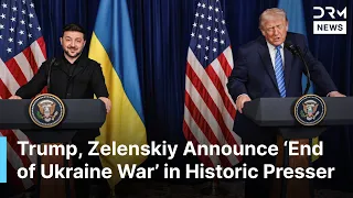 FULL REMARKS: Trump & Zelenskiy Hold Historic Presser on Ukraine Peace Deal, Putin Demands | AC1G