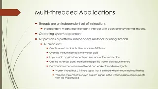 Overview of Multi-threading with PyQt5