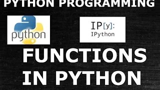 Python Functions in Python - Defining Calling