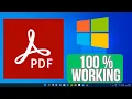 How To Install Adobe Acrobat Reader on Windows 11 Windows 10