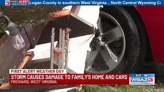 Storm causes damage to family s home and cars in Wayne County