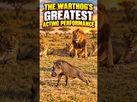 🎭🐗 The Warthog’s Greatest Acting Performance! 😂🏆