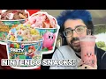 Trying ALL The New Nintendo Snacks Kirby s Pink Drink Nintendo Ice Cream