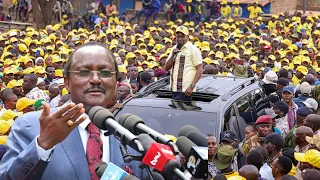 ''Mimi nahurumia Kalonzo. Anadanganywa hapa ati atakuwa rais....Usifundishwe matusi..'' DP Kindiki