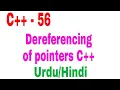 Derefrencing of pointers Examples derefer means Jawad Aslam