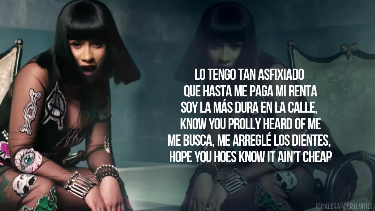 Cardi B - Bodak Yellow (Latin Trap Remix) [Lyrics - Video]