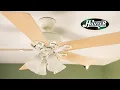 52 Hunter Augusta III White Ceiling Fan