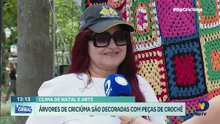 Projeto Entre Pontos e Ramos leva arte urbana ao Natal de Criciúma