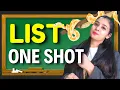 ONE Shot - Python LIST Class Complete NCERT chapter Python LIST Lovejeet Arora