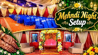 Mehndi Night Setup | Mehndi Night Decor | Al Hafiz Events Liaquatpur
