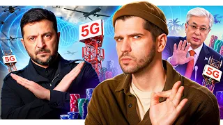 Запрет полетов над Россией // Казахстан ограничил въезд // В Россию пришел 5G