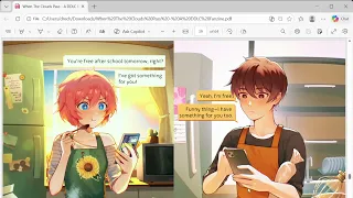 The DDLC Fan Magazine MC x Sayori