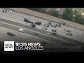 91 freeway partially reopens as pursuit suspect standoff comes to an end
