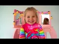 Diana pretend play with dress up and make up toys