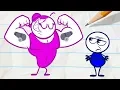 Catch Me If You Cannon - Pencilmation | Animation | Cartoons | Pencilmation
